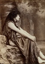 Sarah Bernhardt in einer New Yorker Produktion